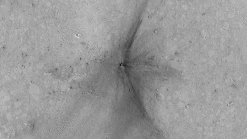 Illustration for article titled This is all the beautiful space litter left on Mars by NASA's Curiosity rover